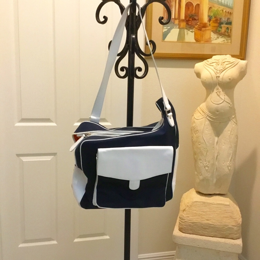 Cortiglia Messenger Tennis Bag H 18”by w 16”Dep. 9